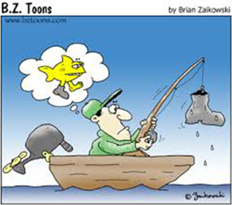 Fishing cartoon